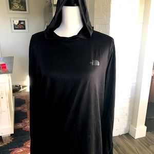 The North Face black hoodie, mens size medium